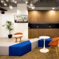 Vulcan Ai - Golden Agri Plaza | Product Seen: [Tara Arm Chair – Fabric + Wood, Megan Dining Table – Dia700 & Rio Trapezium Pouf (Modular)]
